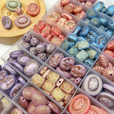 10g Retro Oval Beads Acrylic DIY Jewelry Earring Accessories