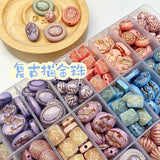10g Retro Oval Beads Acrylic DIY Jewelry Earring Accessories