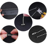 Stainless Steel Bulk Chain for Jewelry Making 10m, Needlework Necklace Wire