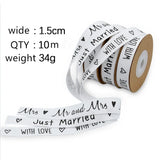 Floral Cotton Ribbon Wedding Decoration Dress Binding