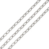 304 Stainless Steel Cable Chains for Jewelry Making DIY Bracelet Necklace 4x2mm