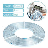 10m 5mm Silver Aluminum Wire 18 Gauge for Jewelry Craft - Bezel Sculpting