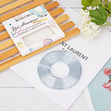 10m 5mm Silver Aluminum Wire 18 Gauge for Jewelry Craft - Bezel Sculpting