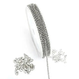 10m Iron Chain Sets for Jewelry Making Findings DIY Necklace Bracelet