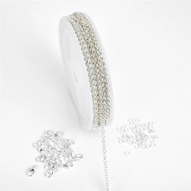 10m Iron Chain Sets for Jewelry Making Findings DIY Necklace Bracelet