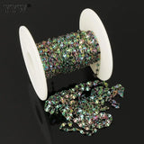 10m Stainless Steel Rhombus Chain Necklace Bulk DIY Jewelry Making Supplies