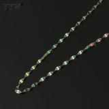 10m Stainless Steel Rhombus Chain Necklace Bulk DIY Jewelry Making Supplies