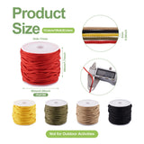 2mm Nylon Cord Thread Chinese Knot Macrame Cord Bracelet Braided Beading String