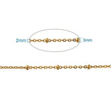 10m 304 Stainless Steel Cable Chains for Jewelry Making DIY Bracelet Necklace