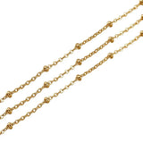 10m 304 Stainless Steel Cable Chains for Jewelry Making DIY Bracelet Necklace