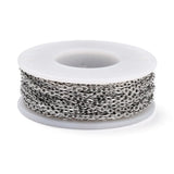 304 Stainless Steel Soldered Cable Chains 10m for Jewelry Making