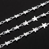 10m Brass Star Link Chains for DIY Jewelry Making