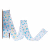 5m Baby Stroller Crown Ribbon, Baptism Printing Pink/Blue Ribbon