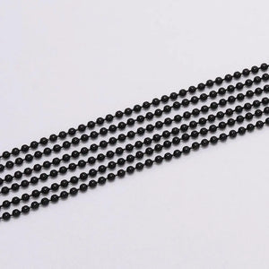 10m/lot Metal Ball Bead Chains Necklace Bracelet Jewelry Accessories