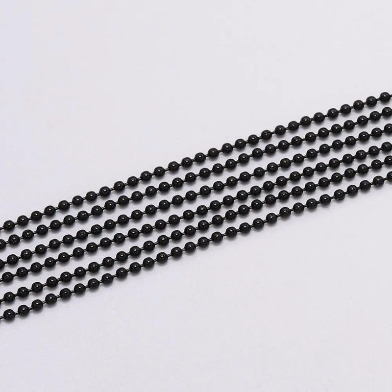 10m/lot Metal Ball Bead Chains Necklace Bracelet Jewelry Accessories