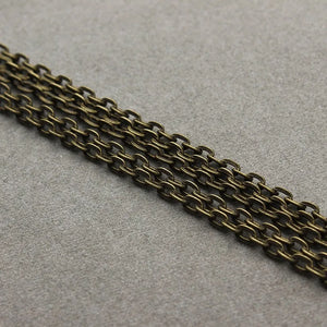 10m Silver/Gold Necklaces Chains Bulk Jewelry Chain For DIY Making