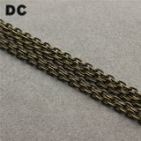 10m Silver/Gold Necklaces Chains Bulk Jewelry Chain For DIY Making