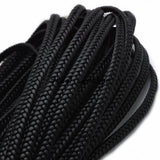 10m Flat Braided Leather Cord 8*3mm Jewelry Making