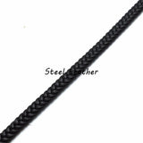 10m Flat Braided Leather Cord 8*3mm Jewelry Making