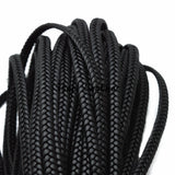 10m Flat Braided Leather Cord 8*3mm Jewelry Making