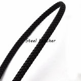 10m Flat Braided Leather Cord 8*3mm Jewelry Making