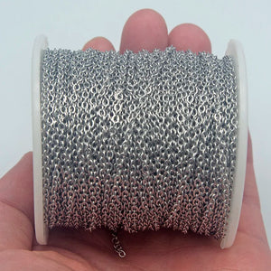 10m Stainless Steel Metal Cable Chain for Jewelry Making