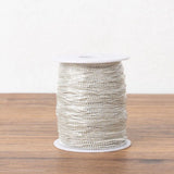 1.5mm Metal Ball Bead Chains for Necklaces DIY - 10m/roll