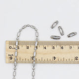 10m Stainless Steel Bead Link Chains DIY Necklace Accessories