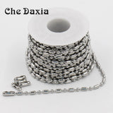 10m Stainless Steel Bead Link Chains DIY Necklace Accessories
