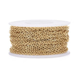 10m 304 Stainless Steel Cable Chains for DIY Bracelet 2.5x2x0.5mm