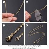 10m 304 Stainless Steel Cable Chains for DIY Bracelet 2.5x2x0.5mm