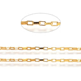 10m 304 Stainless Steel Link Chains Box Chains for Jewelry Making DIY