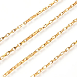 10m 304 Stainless Steel Link Chains Box Chains for Jewelry Making DIY