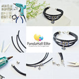3mm Round Braided Cowhide Cord for DIY Jewelry Making
