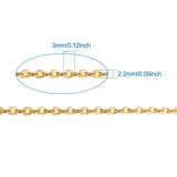 10m Iron Cross Chains for Jewelry Making in Multiple Colors