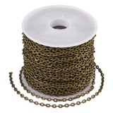 10m Iron Cross Chains for Jewelry Making in Multiple Colors