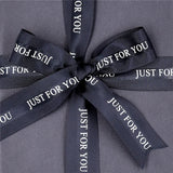 10m Black Gray Ribbon Wedding Flower Cake Box Decoration