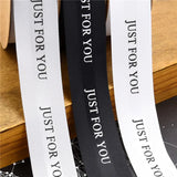 10m Black Gray Ribbon Wedding Flower Cake Box Decoration