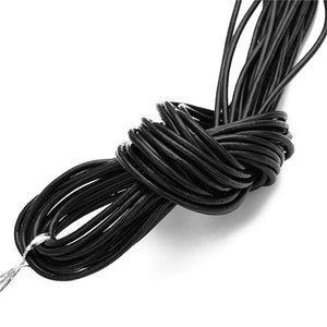 10m 2mm Round Leather Cord Jewelry Bracelet Necklace Making Finding