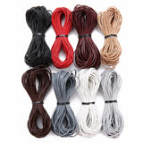 10m 2mm Round Leather Cord Jewelry Bracelet Necklace Making Finding