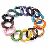 10m 2mm Round Leather Cord Jewelry Bracelet Necklace Making Finding