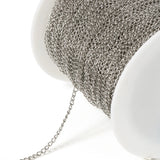 10m Stainless Steel Chain 1.8mm-4.2mm Silver Link Chains for DIY Jewelry