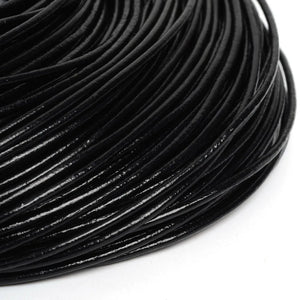 10m 2mm Cow Leather Round Cord Necklace Rope For Jewelry Making DIY