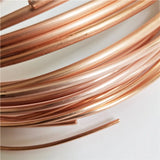10m T2 Red Copper coil 2/3/4/5mm Copper tube Air Conditioning DIY Cooling