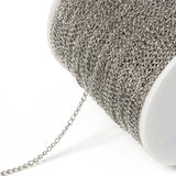 10m Stainless Steel Necklace Chains DIY Jewelry Making Accessories