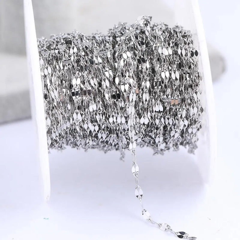 10m Stainless Steel Link Chain For DIY Jewelry Making