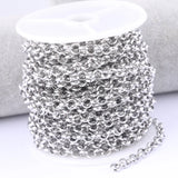 Stainless Steel Jewelry Chains 10m x 5mm for Pendant Necklace Making