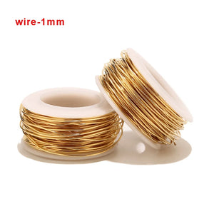 10m Stainless Steel Wire 1mm Beading Rope Cord Fishing Thread String