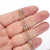 10m Tube Stainless Steel Chain Necklace Bracelet Jewelry Making DIY