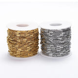 10m Tube Stainless Steel Chain Necklace Bracelet Jewelry Making DIY